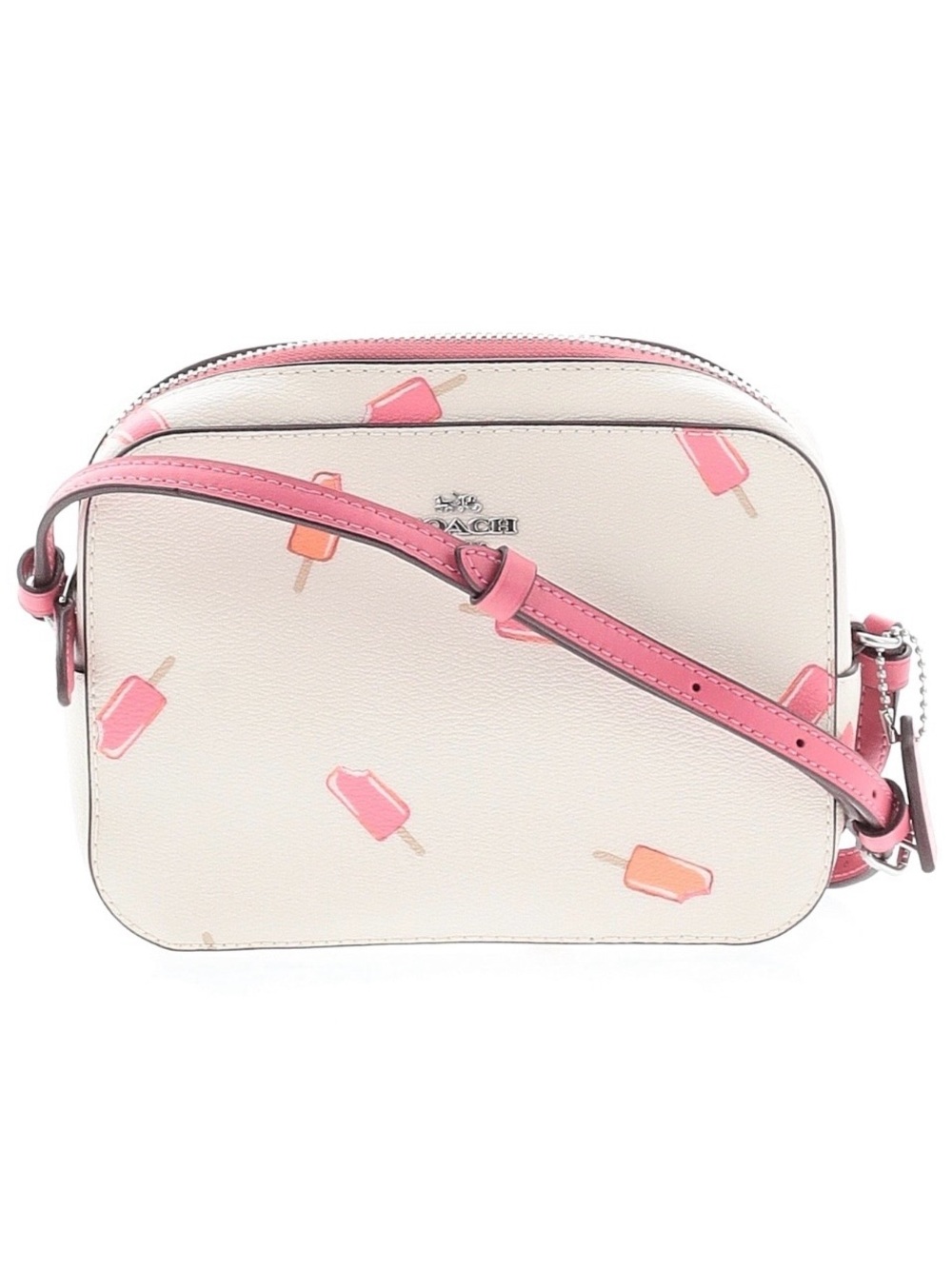 Coach Popsicle print mini camera crossbody bag purse C4216